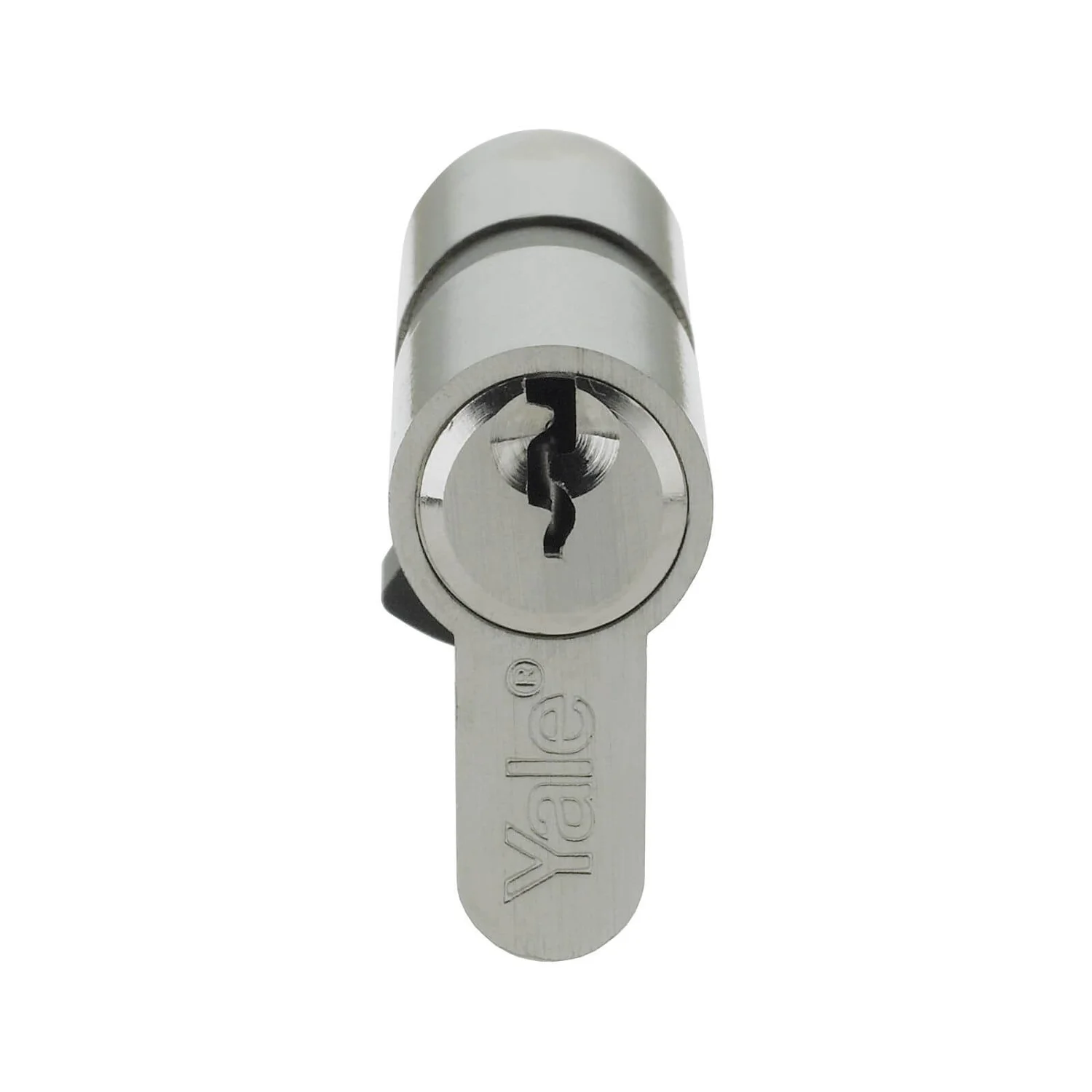 Yale Standard Euro Double Cylinder - 30:10:30 (70mm) - Nickel Finish - Image 2