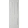 London 4 Panel Primed White Internal Door - 762mm Wide