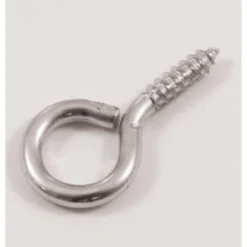 None Screw Eyes - Zinc Plated - 30mm - 8 Pack
