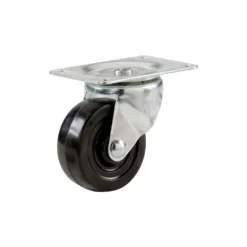 None Single Wheel Castors With Plate Fitting - 4 Pack