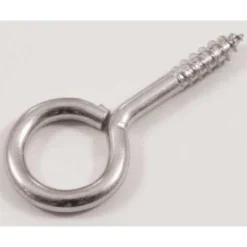 None Screw Eyes - Zinc Plated - 55mm - 2 Pack