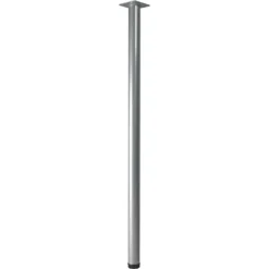Rothley Table Leg Silver Effect - 32 X 700mm