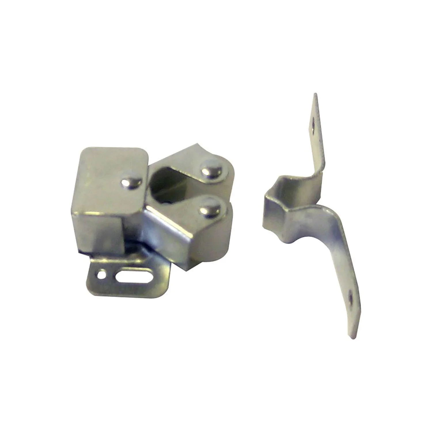 None Double Roller Catch - BZP - 46 X 31 X 13mm