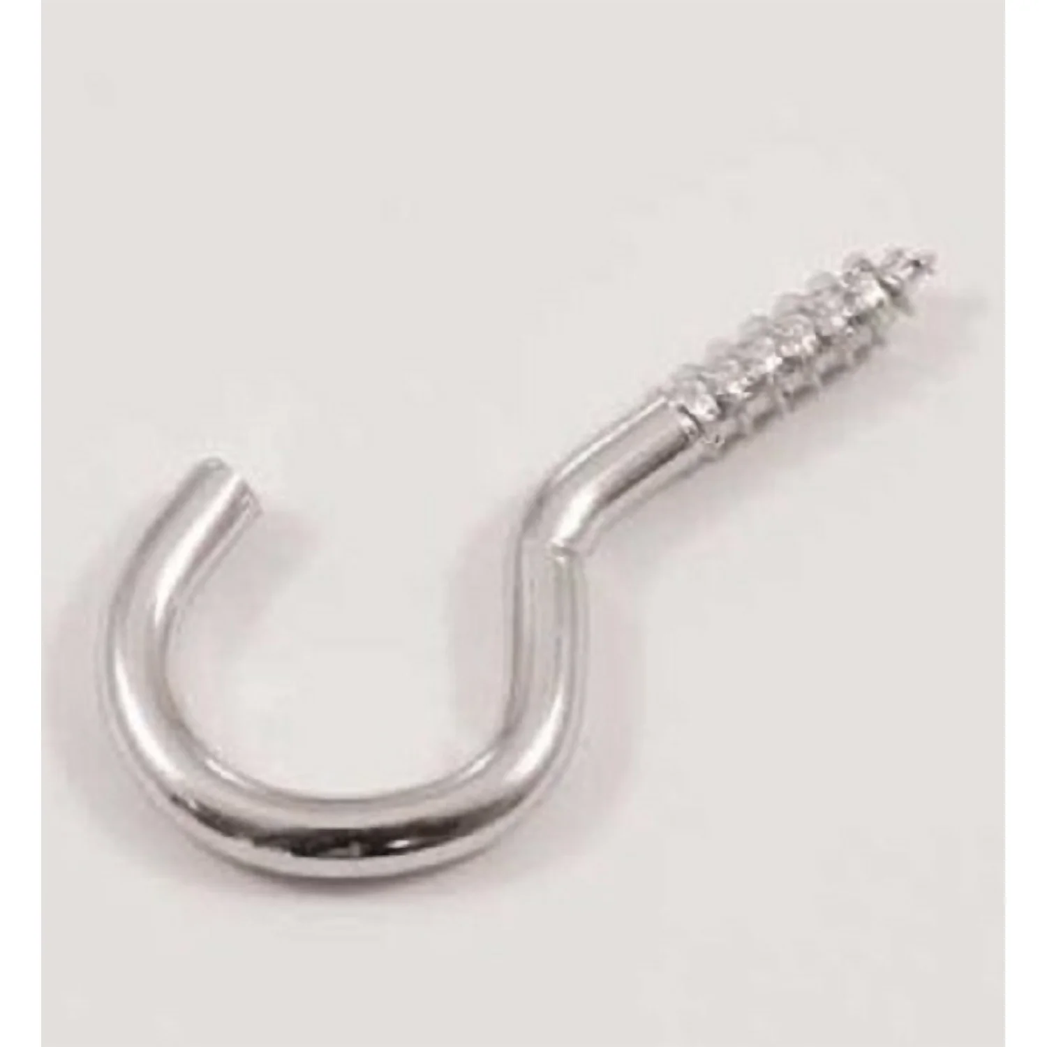 None Screw Hook - Zinc Plated - 8 Pack