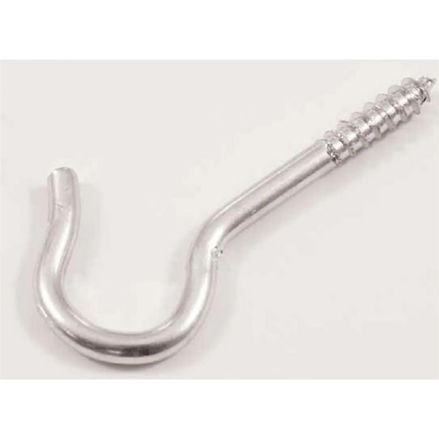 None Screw Hook - Zinc Plated - 60mm - 2 Pack