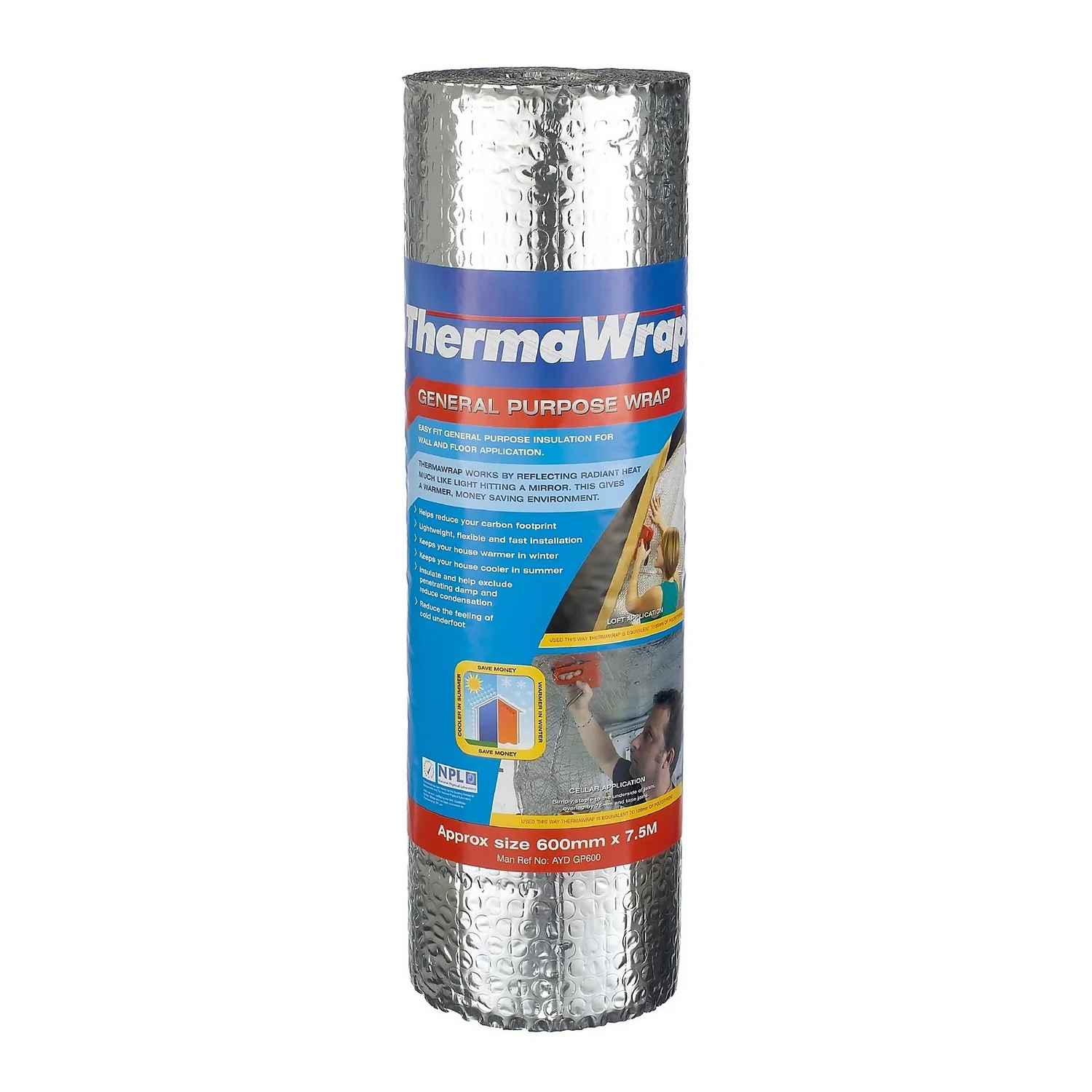 ThermaWrap General Purpose Wrap - 7.5m