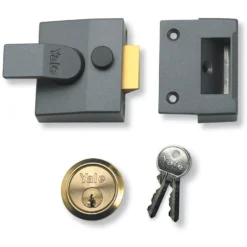 Yale 85 Deadlocking Nightlatch 40mm - Grey