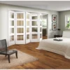 Clear Glazed Primed Internal Room Divider Doorset - 1929mm Wide