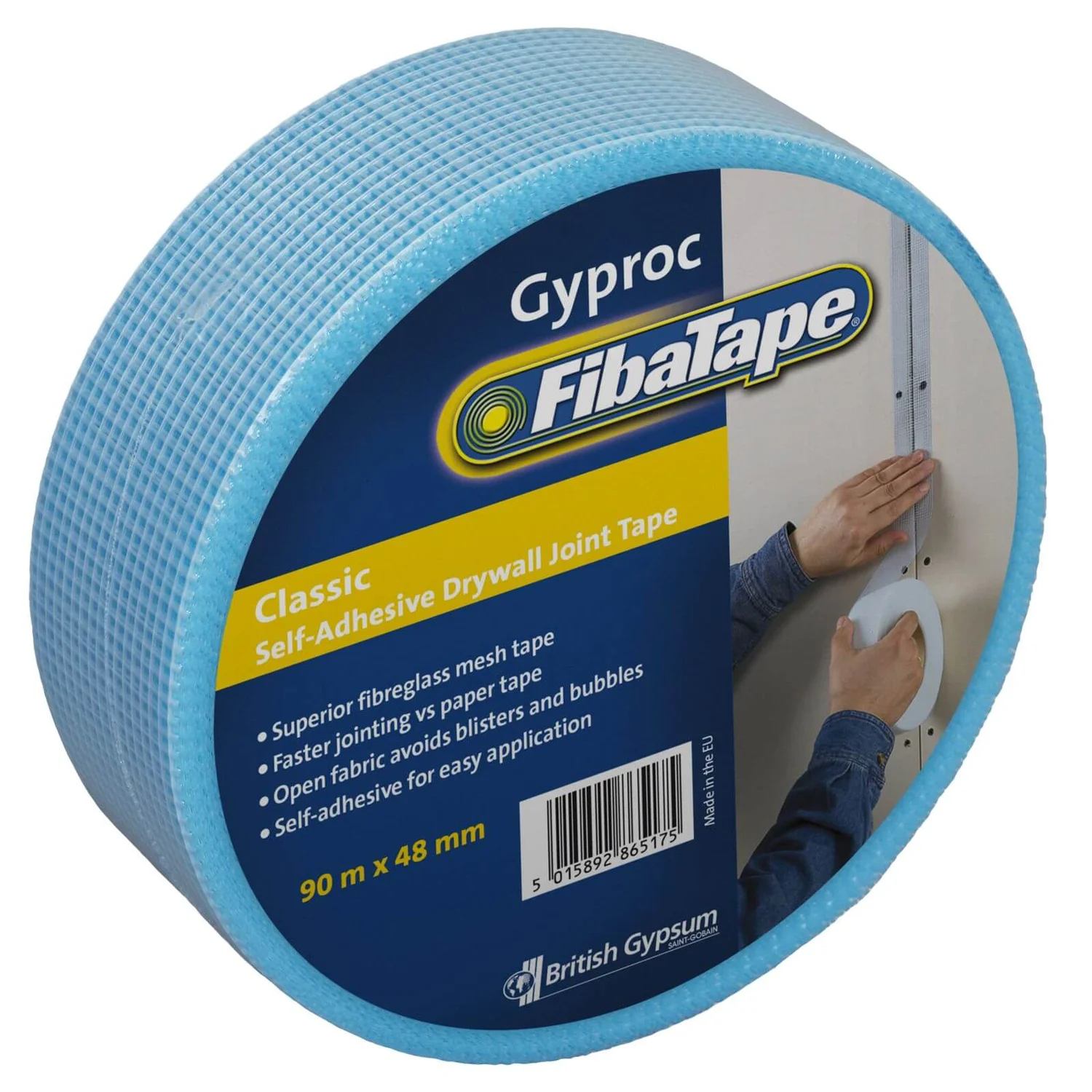 Gyproc Fibatape Classic Drywall Tape - 90m X 48mm - Image 2