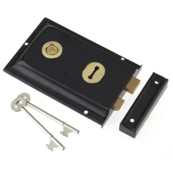 Yale P334 Rim Lock - Black