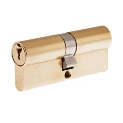 Yale Kitemarked Euro Double Cylinder - 40:10:50 (100mm) - Polsihed Brass