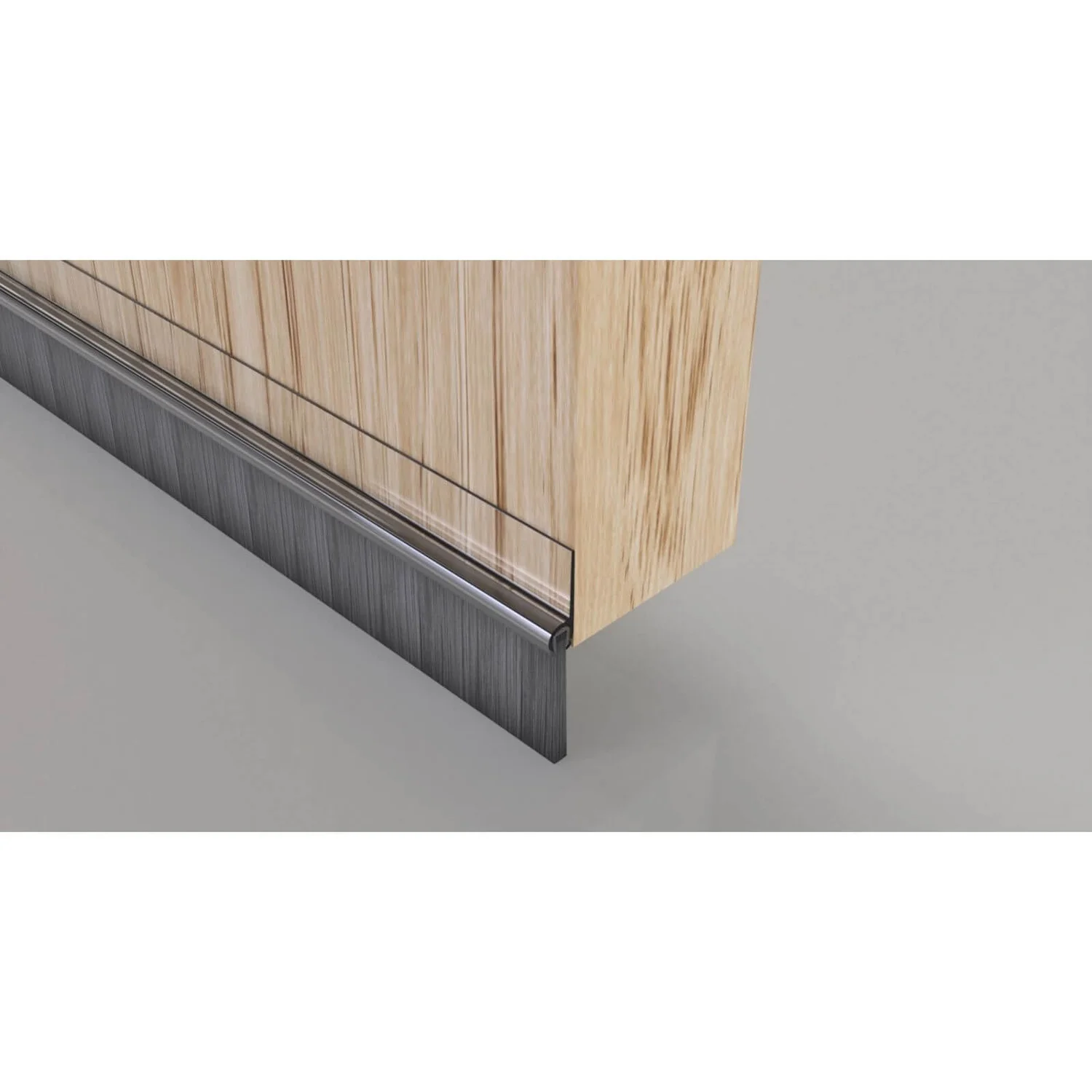 Stormguard PVC Self Adhesive Brush Draught Excluder Seal Clear - 838mm - Image 2