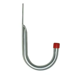 None Flat Ended Tidy Hook - Blue And Chrome - 140mm