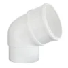 Polypipe Downpipe Offset Bend - 68mm X 112.5 Degree - White