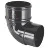 Polypipe Downpipe Offset Bend - 68mm X 92.5 Degree - Black