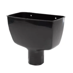 Polypipe Round Standard Hopper Head - 68mm - Black