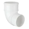 Polypipe Downpipe Offset Bend - 68mm X 92.5 Degree - White