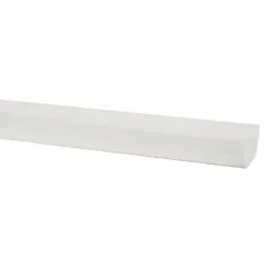 Polypipe Square Gutter - 112mm X 2m - White