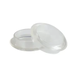 None Clear Castor Cups - 4 Pack