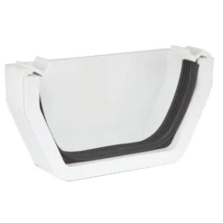 Polypipe Square Stop End External - 112mm - White