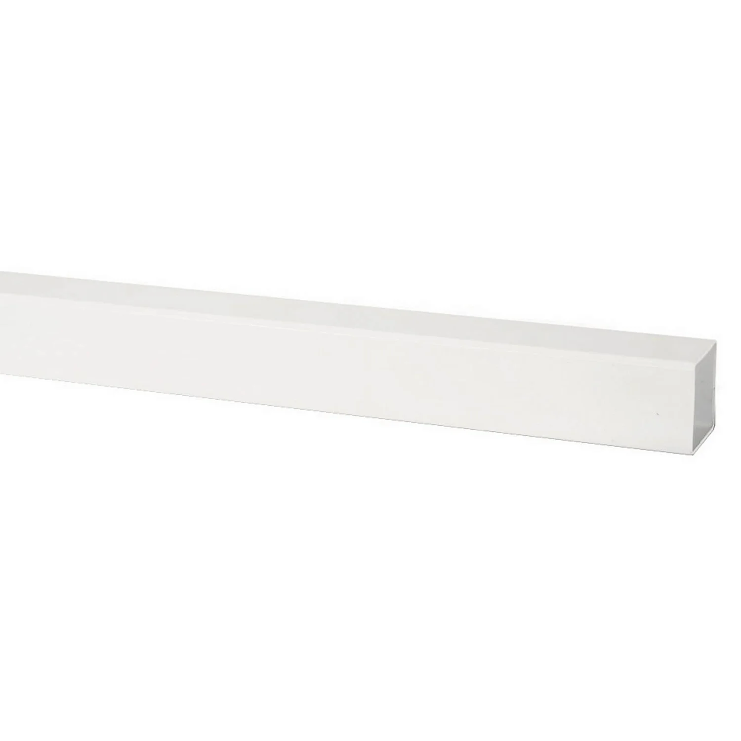 Polypipe Square Downpipe - 65mm X 2.5m - White