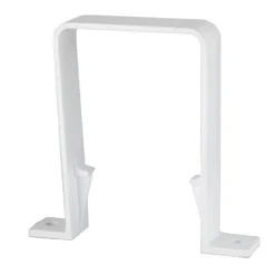 Polypipe Square Downpipe Bracket - 65mm - White