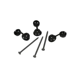 Coroline Black Fixings - 20 Pack