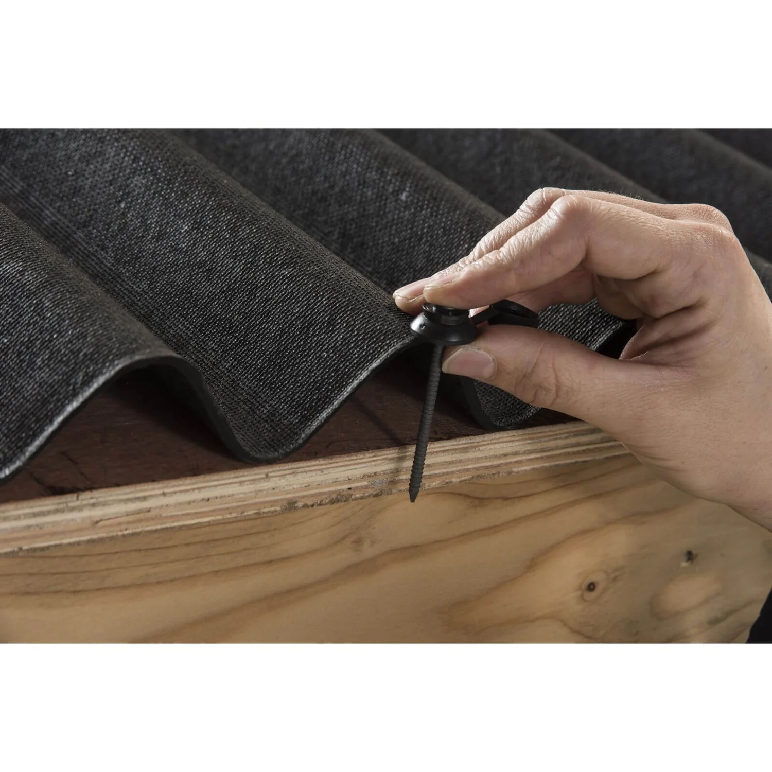 Coroline Black Corrugated Bitumen Roof Sheet - 2m - Image 3