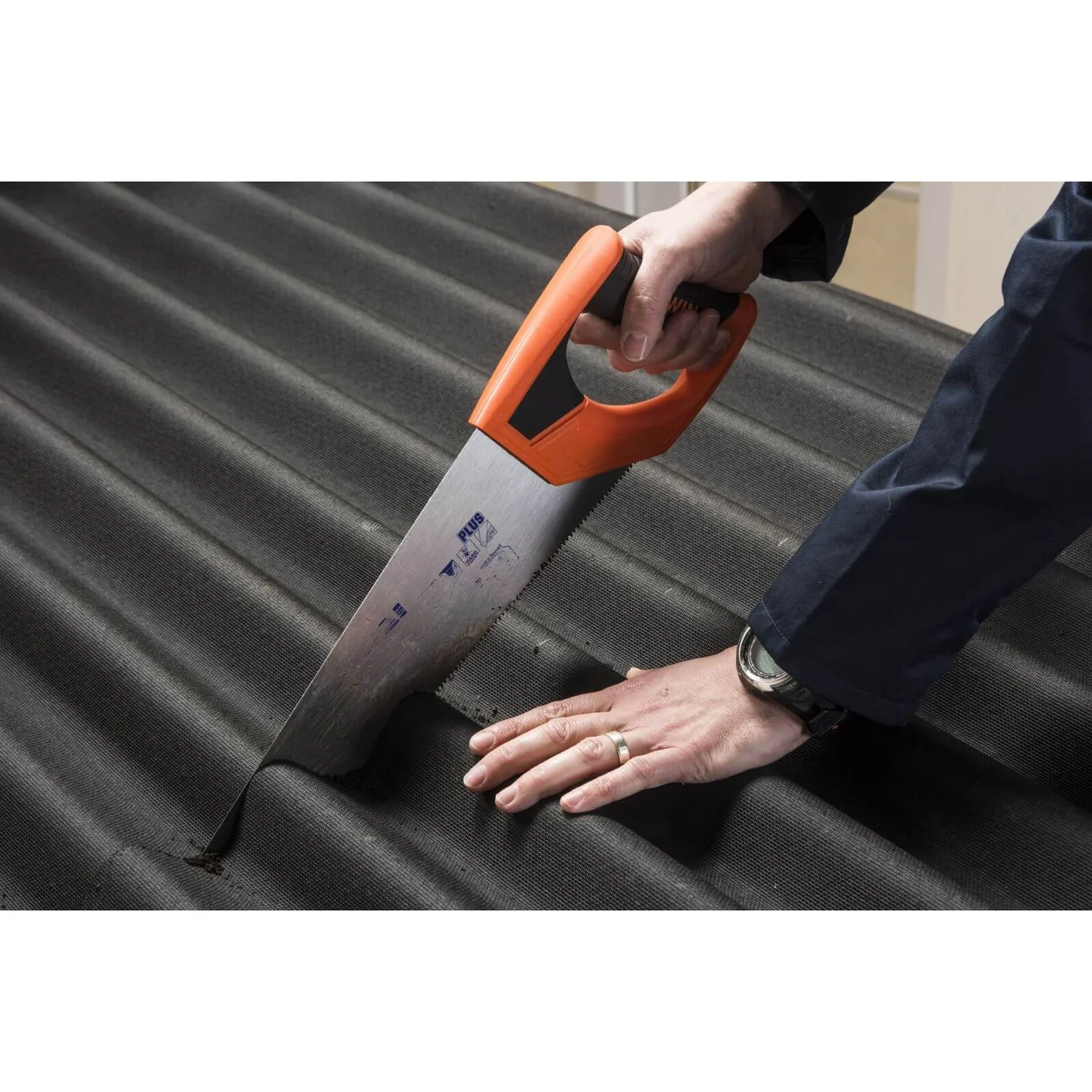 Coroline Black Corrugated Bitumen Roof Sheet - 2m - Image 4