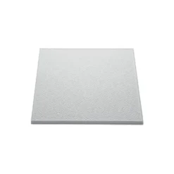 None Stipple Ceiling Tiles White - Coverage 2sq M - 8 Pack