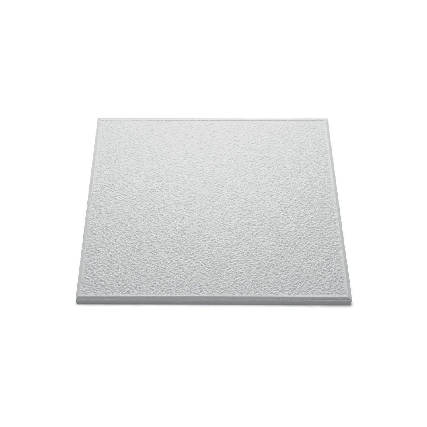 None Stipple Ceiling Tiles White - Coverage 2sq M - 8 Pack