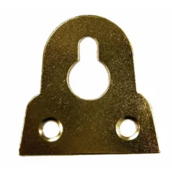 None Brass Slot Picture Bracket 38mm - 4 Pack