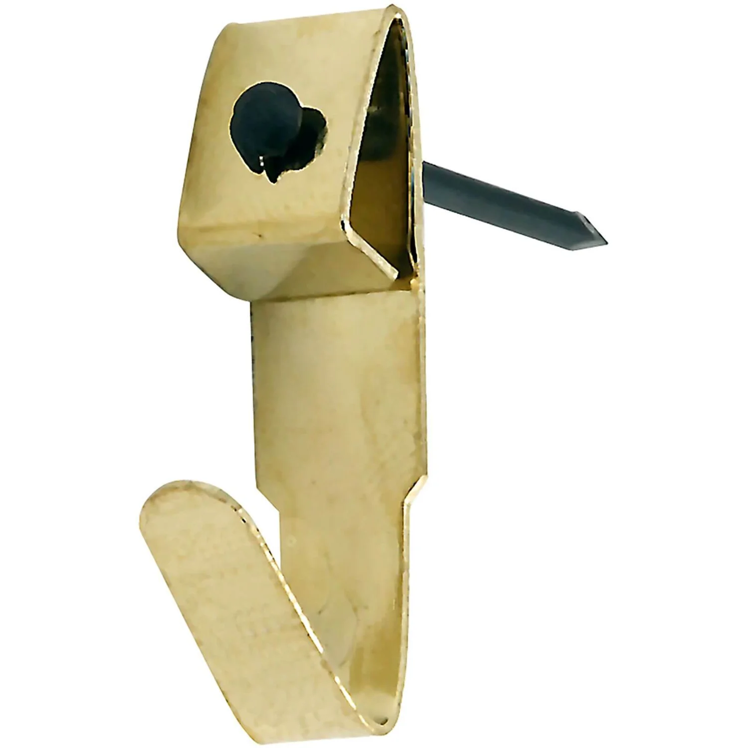 None Medium Brass Picture Hooks - 15 Pack