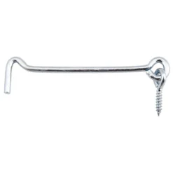 None Zinc Gate Hook & Eye - 100mm