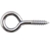 None Zinc Screw Eyes - 75mm - 2 Pack