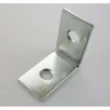 None Corner Brace Zinc 25mm - 2 Pack