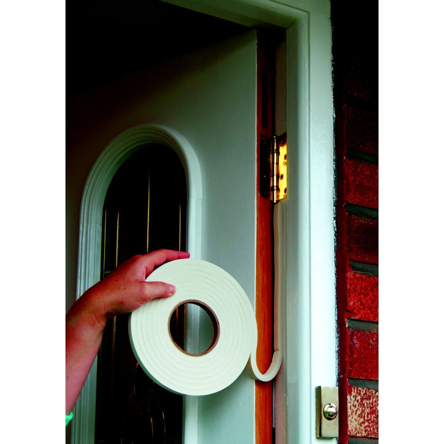 Stormguard Extra Thick Foam Weather Draught Excluder Door Seal 3.5m - White - Image 2