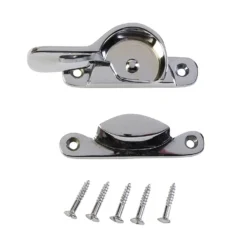 Fitch Sash Window Fastener - Polished Chrome - 65mm