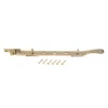 Victorian Window Casement Stay - Polished Brass - 250mm