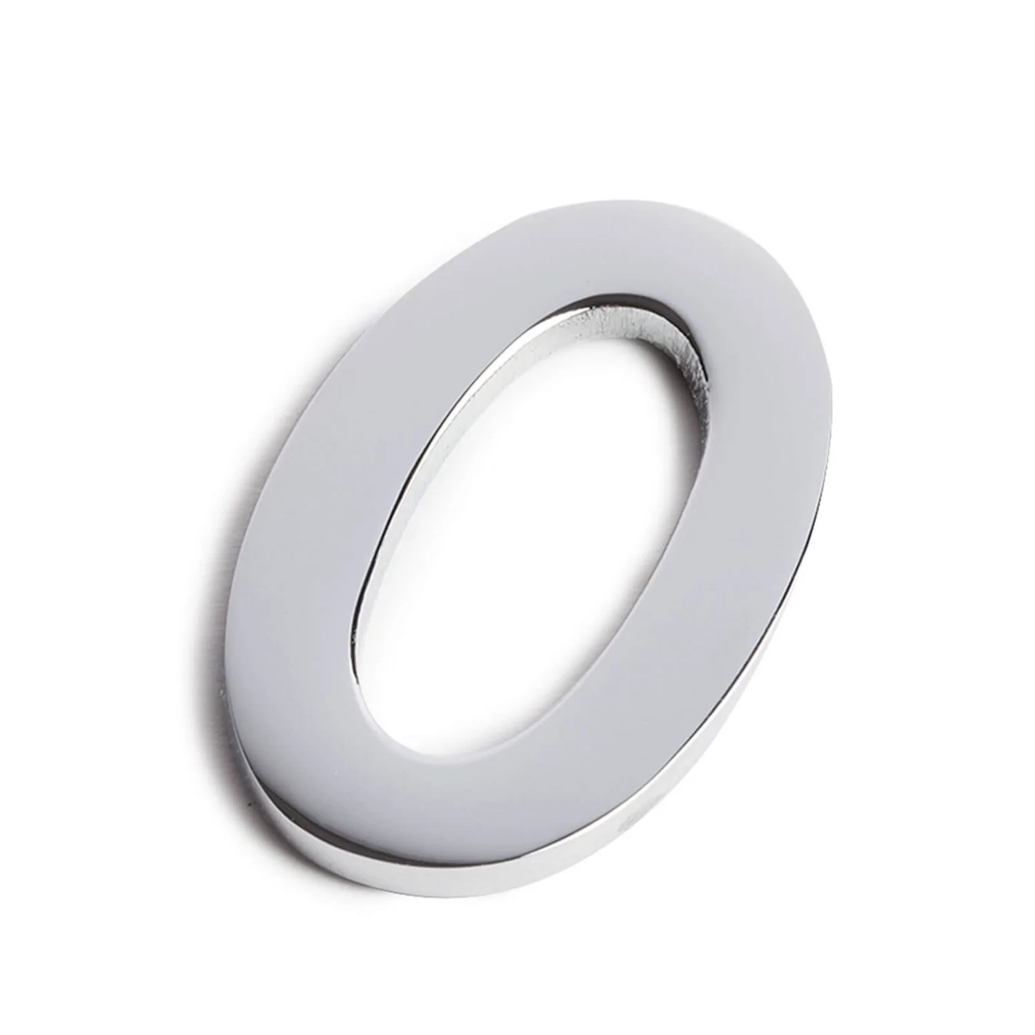 Chrome Self Adhesive House Number - 60mm - 0