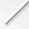 Aluminium Equal Angle Profile - Chrome Finish - 15mm X 15mm X 1m