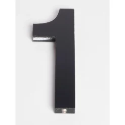Ultra Black House Number - 120mm - 1