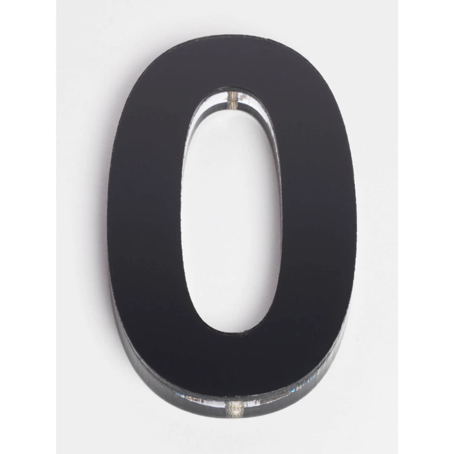 Ultra Black House Number - 120mm - 0