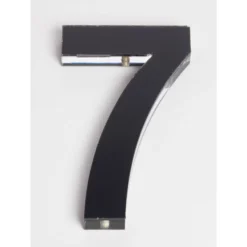 Ultra Black House Number - 120mm - 7