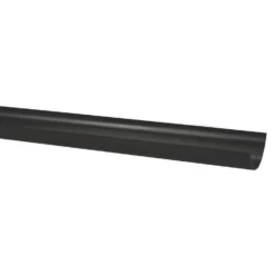 Polypipe Half Round Gutter - 112mm X 2m - Black