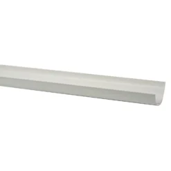 Polypipe Half Round Gutter - 112mm X 2m - White