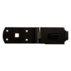 None Heavy Duty Hasp & Staple - Black - 125mm