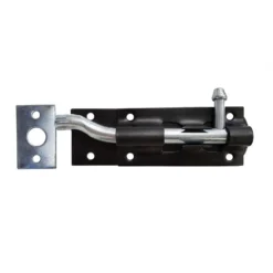 None Necked Tower Bolt - Black - 100mm