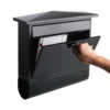 Sandleford Lewis Paper Holder Mailbox - Black