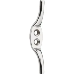 Hiatt Cleat Hook Washing Line - Polished Chrome